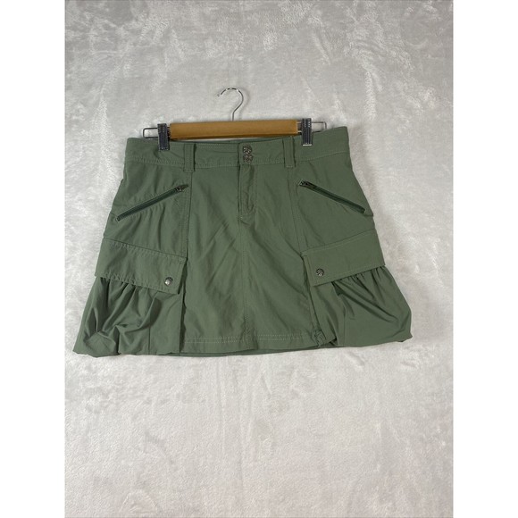 Athleta Pants - Athleta Womens Green Sport Pockets Tennis Golf‎ Activewear Skorts Skirt 4